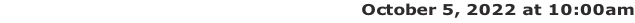 Annual Stockholders Meeting 2022  |  October 5, 2022 at 10:00am